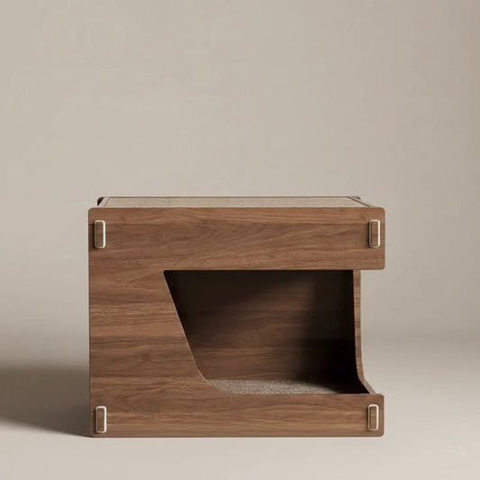 CUBRA – Design - Katzenhaus aus Holz mit Kratzflächen - Tierstil