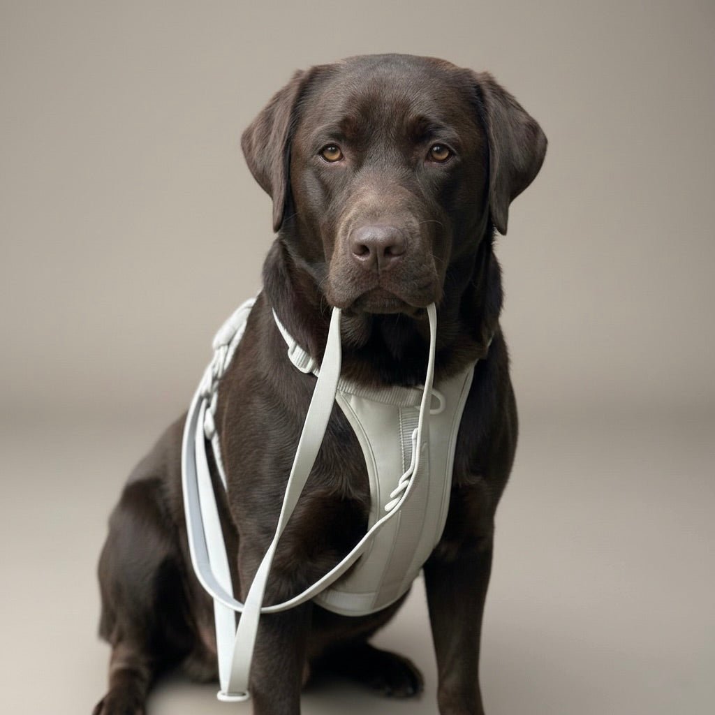 Hundegeschirr Set – inkl. Leine & Beutelhalter - Tierstil