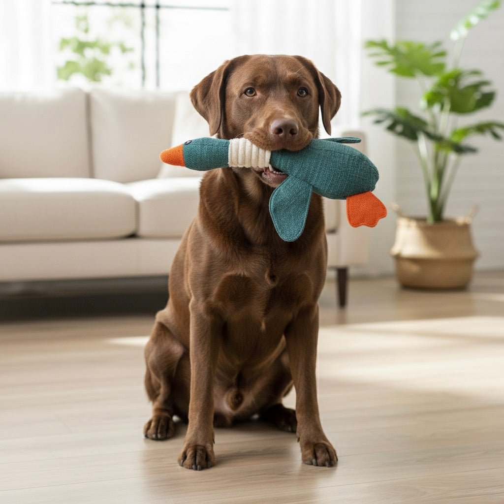 Hundespielzeug Ente – robust & verspielt - Tierstil