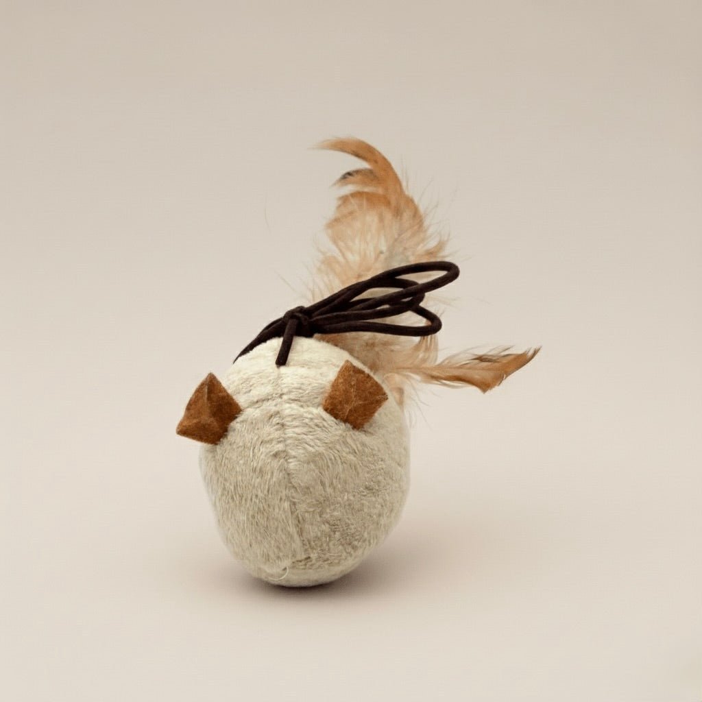 Katzen - Spielzeugset – mit Federn & Sisal - Tierstil