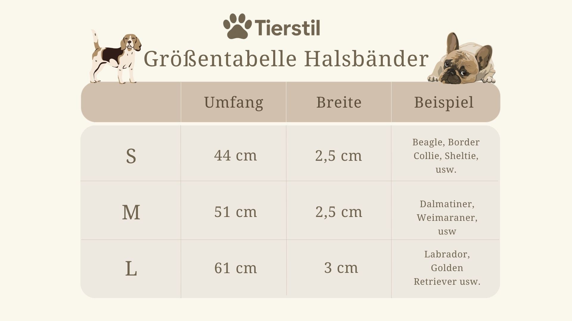 Leder Hundehalsband – Gefettetes Rindsleder Braun - Tierstil